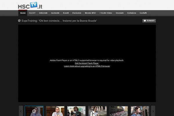 deTube theme site design template sample