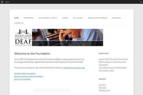 Site using Document Gallery plugin