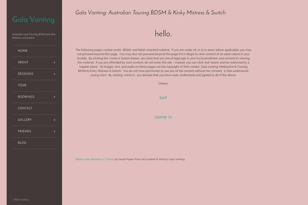 Widescreen theme site design template sample