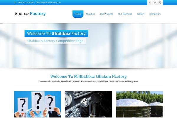 Envision theme site design template sample