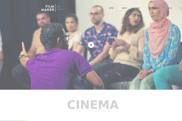 Filmmaker theme site design template sample
