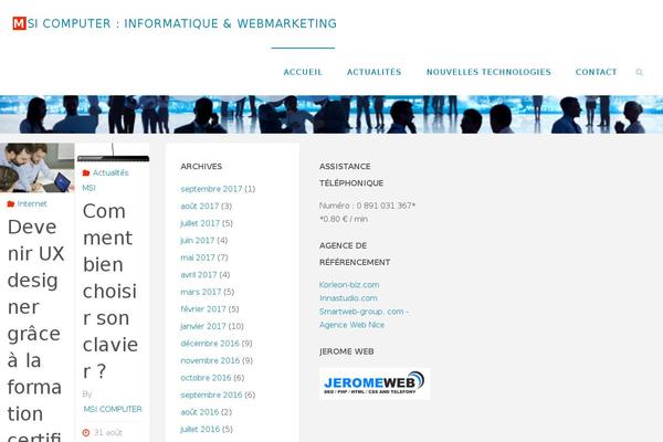 Voice theme site design template sample