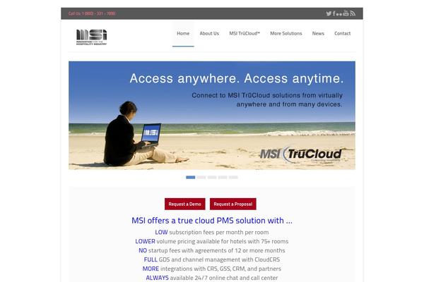 MSI2013 theme websites examples