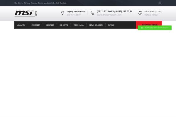 msiservisturkiye.com site used Mefinance