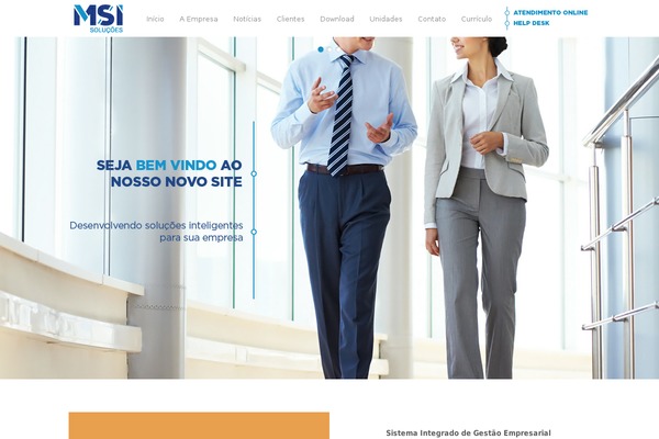 Site using Cadastros plugin