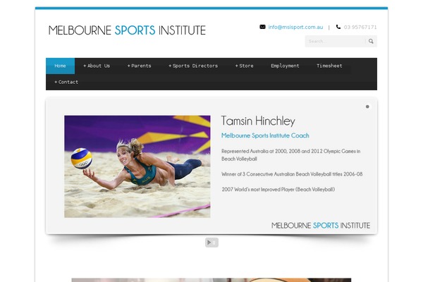 msisport.com.au site used Blue Diamond