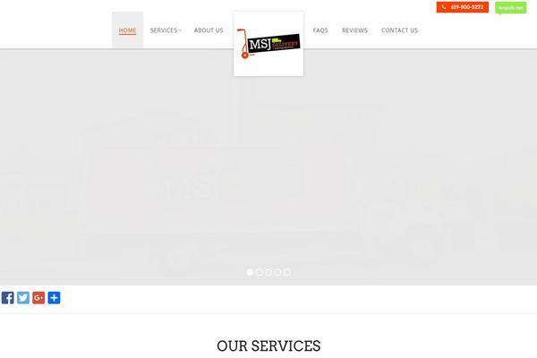 Site using Email newsletter plugin