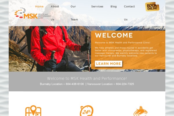 Central theme site design template sample