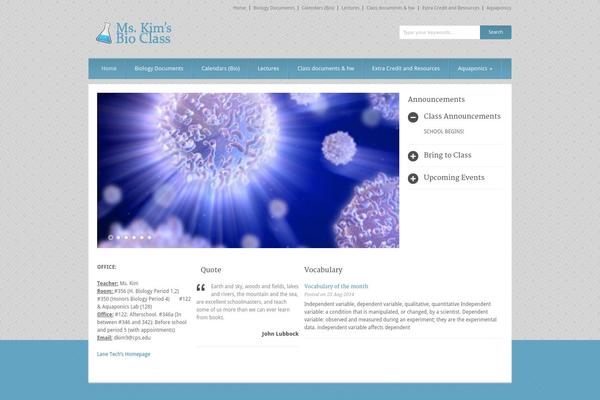mskimsbiologyclass.com site used Grand College V1.09