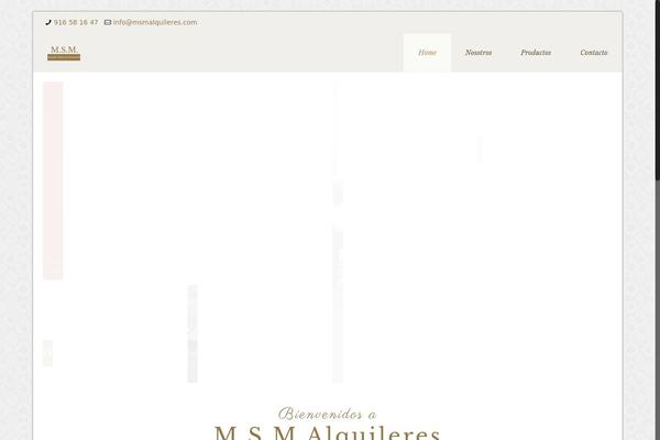 BeTheme Child theme site design template sample