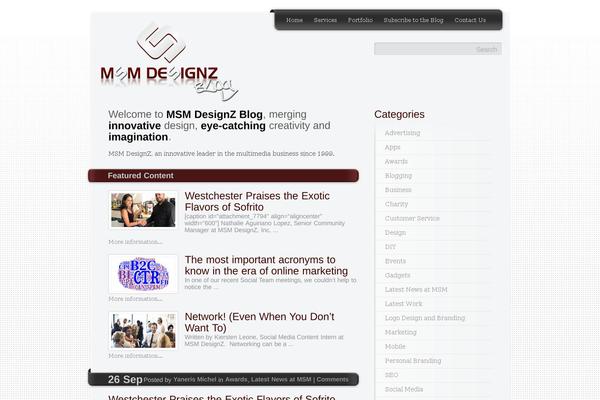 WordPress website example screenshot