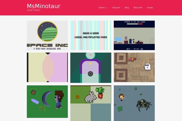 Portfolio Press theme site design template sample