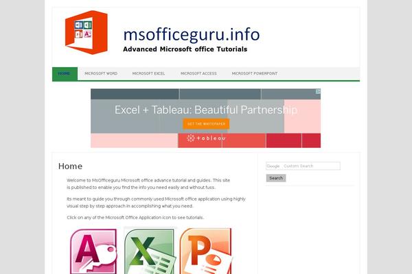 Iconic One Pro theme site design template sample