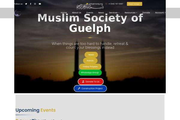 Site using Daily-prayer-time-for-mosques plugin