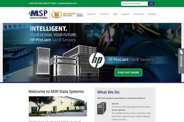 Vanguard theme site design template sample