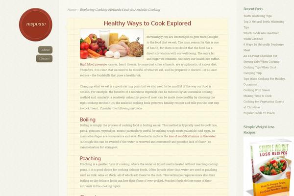 DailyJournal theme site design template sample