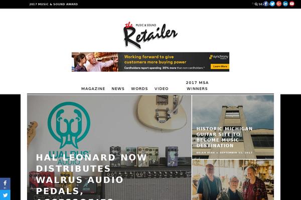 15Zine theme site design template sample