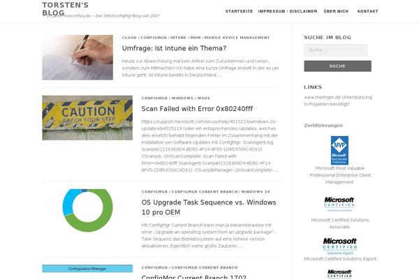 OnePress theme site design template sample