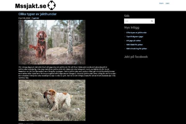 Site using Gabfire Widget Pack plugin