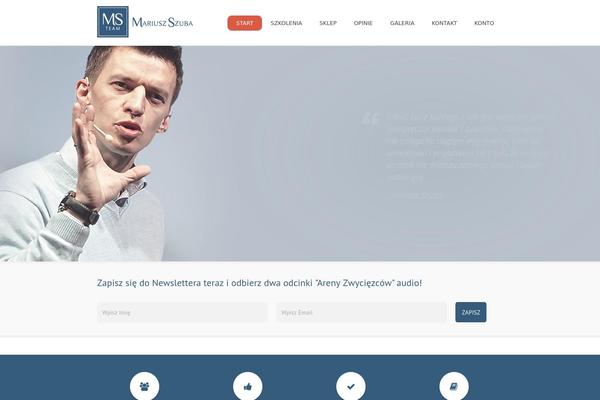 Guru theme site design template sample