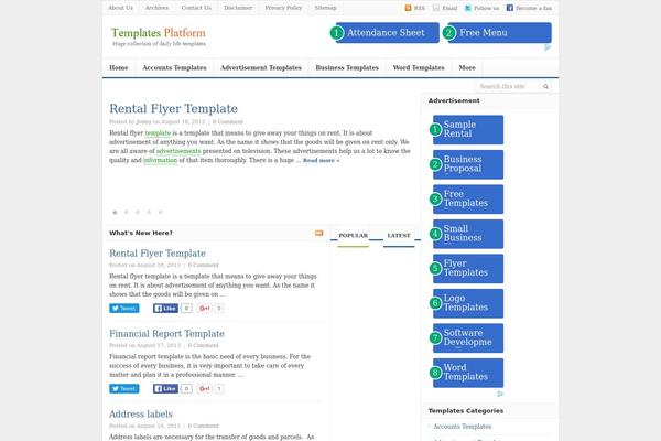 mstemplate.com site used Daily