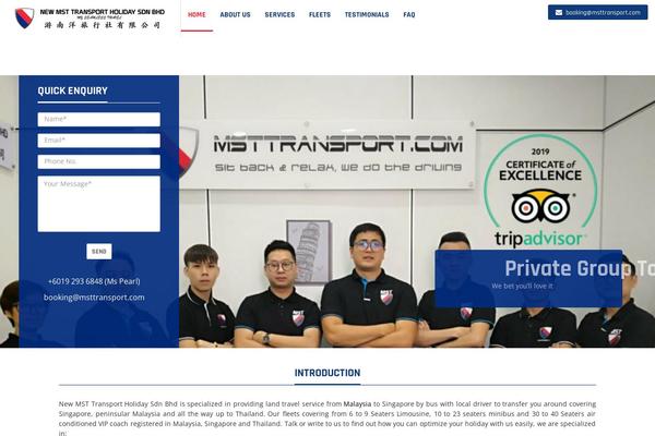 Mst theme site design template sample