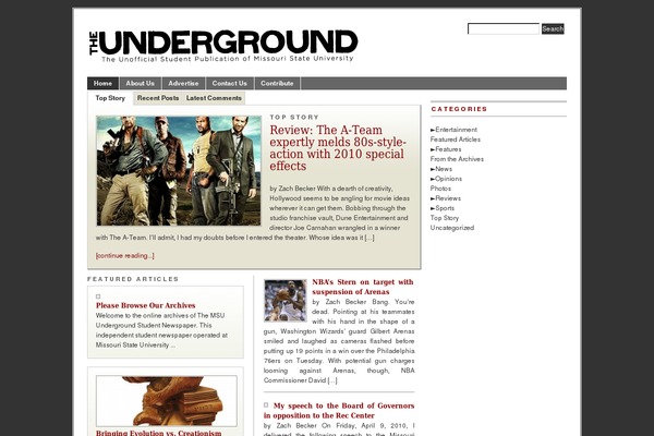 Branfordmagazine theme site design template sample