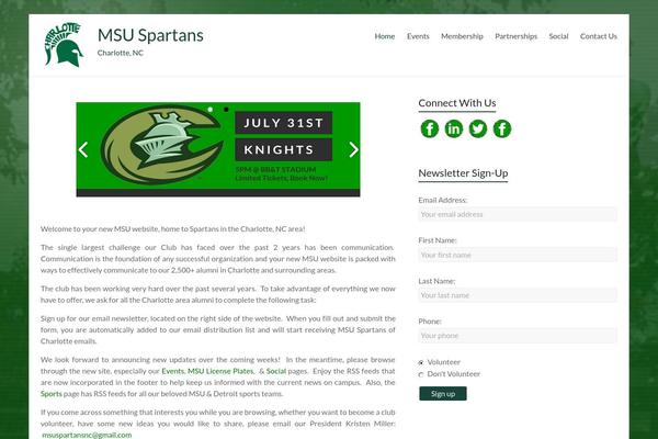 Site using Columns plugin