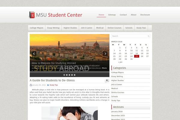 Educationzone theme site design template sample