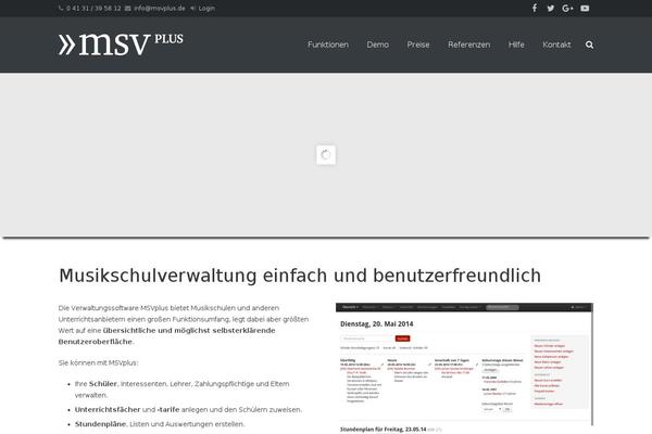 Impreza theme site design template sample