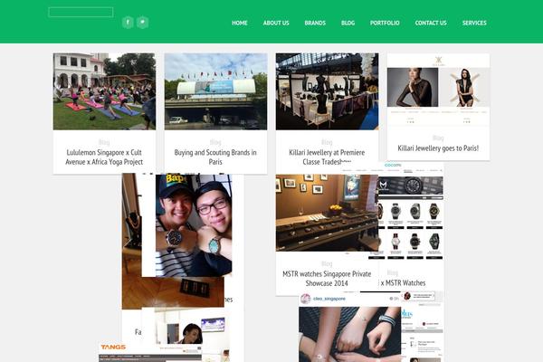 Wildfire theme site design template sample
