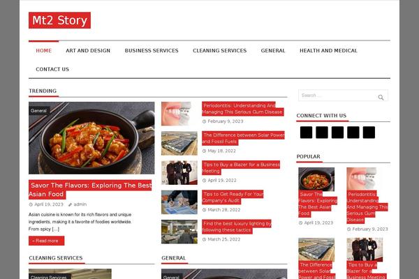 Anderson Lite theme site design template sample