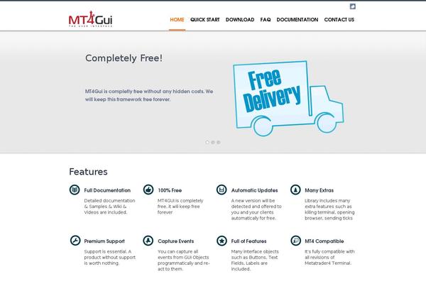 Belle theme site design template sample