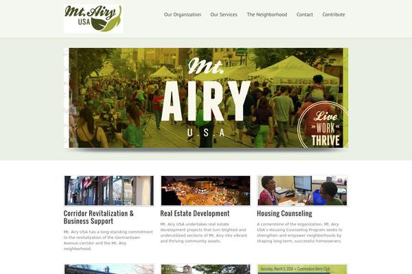 Simplicity theme site design template sample