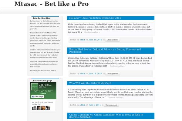 mtasac.ca site used Blue Lines