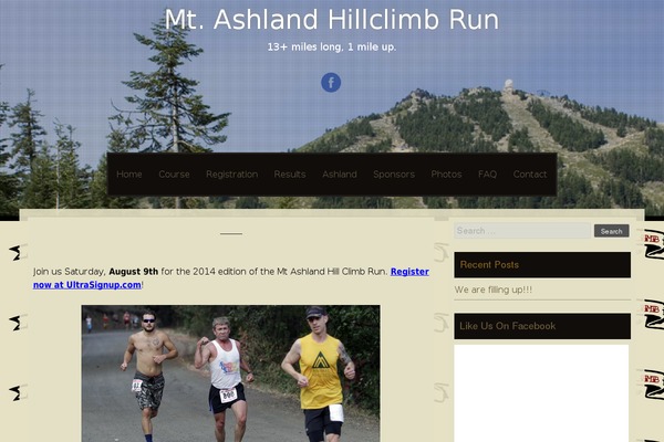 mtashlandrun.com site used Sixteen