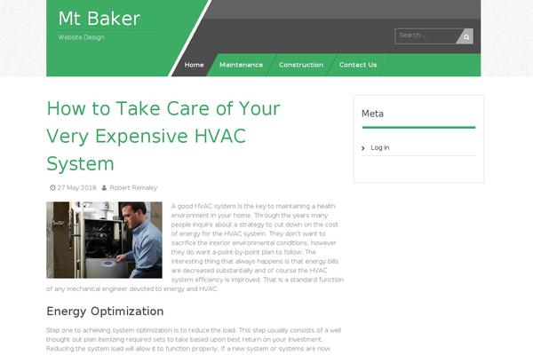 Uniq theme site design template sample