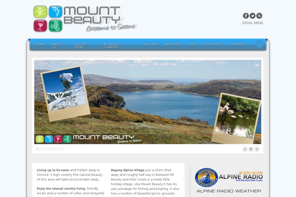 Alyeska theme site design template sample