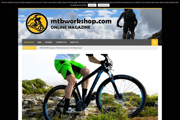 Storm theme site design template sample