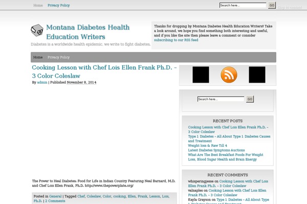 mtdiablowriters.org site used Standardpack