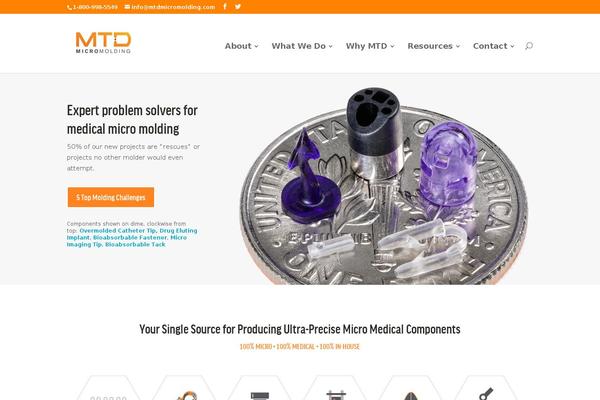 mtdmicromolding.com site used Mtd