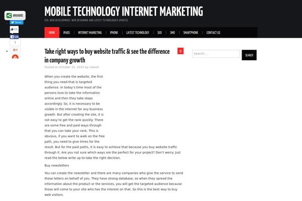 Hiero theme site design template sample