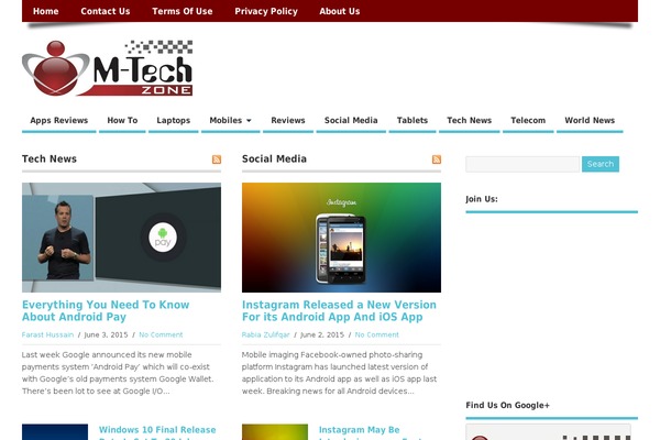 MesoColumn theme site design template sample