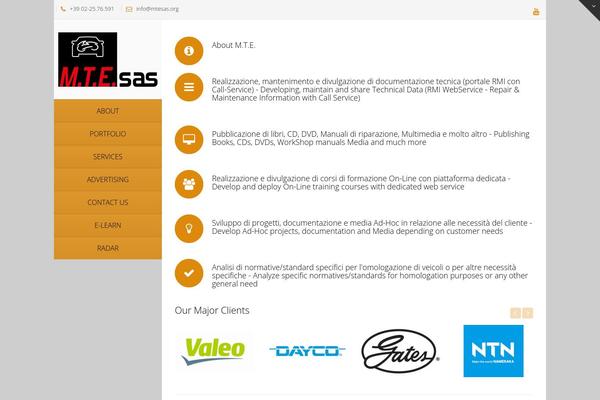 Vertikal theme site design template sample