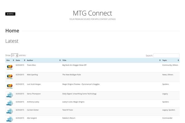 Gridsby theme site design template sample