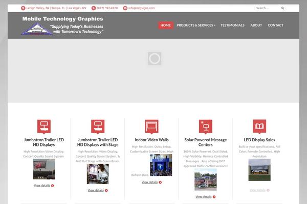 PressCore theme site design template sample