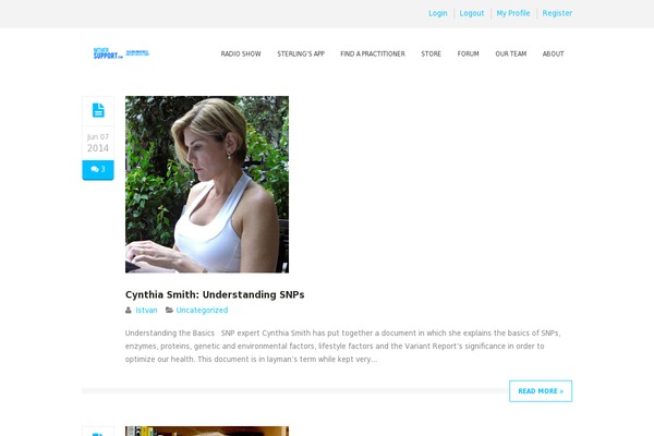 Site using Statify plugin