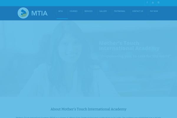 University theme site design template sample