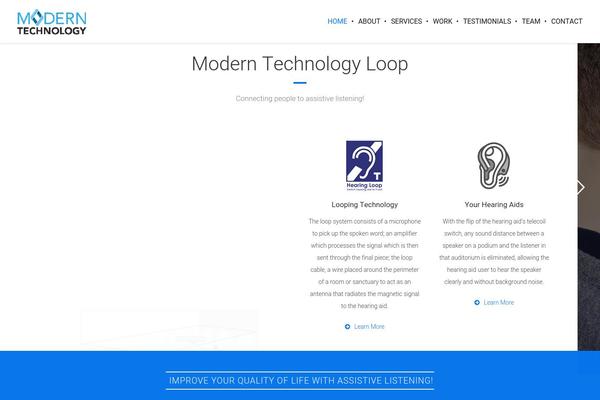 Brooklyn Child theme site design template sample