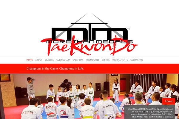Attitude theme site design template sample